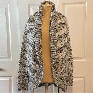 Sunday Black and White Knit Cardigan